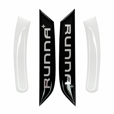 محافظ قاب آینه مشکی رانا پلاس مدل BlackRPlus مجموعه 4عددی